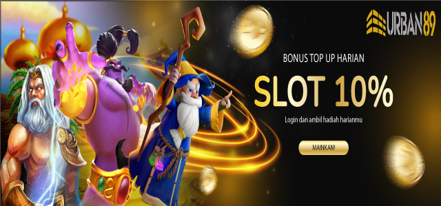 BONUS TOPUP HARIAN SLOT 10%